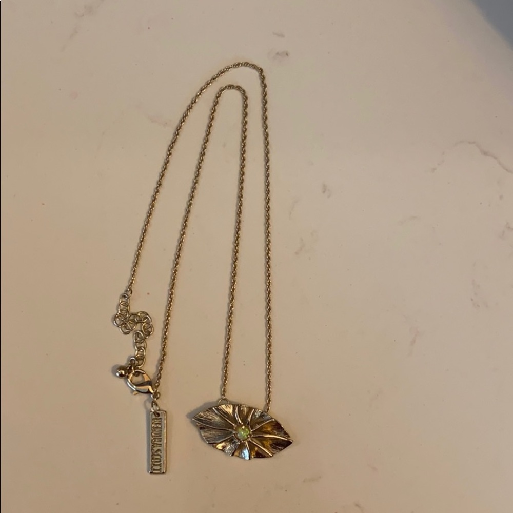 Kendra Scott vintage rare gold opal necklace